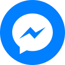 Circle,Facebook messenger,Messenger,Round icon,Social icon